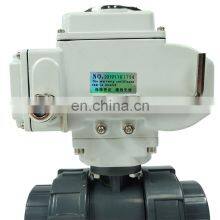 DKV High Efficiency 220V 1 Inch Pvc Water Plastic Thread Electric Ball Valves thumbnail-5