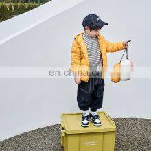 2021 Handun New Children's Down Jacket Men's and Women's Larger Children's Simple Hooded Down Jacket thumbnail-5