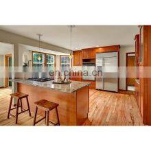 Cheap Modular Solid Wood Kitchen Cabinets Wholesale Shaker Style Kitchen Granite Counter Cabinet thumbnail-2