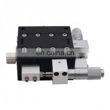 60*60mm Displacement Platform Trimming Station Sliding Table Manual XY Axis Linear Stage thumbnail-3