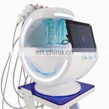 2022 Portable Ice Blue Ultrasonic RF Aqua Skin Care Dermabrasion Oxygen Facial Machine With Skin Analysis System thumbnail-4