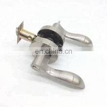 Security Door Stainless Steel Double Cylinder Handle Door Lock thumbnail-1