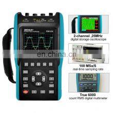 All-sun EM1230 Handheld Digital Storage Oscilloscope 25MHz 100M Sa/s Scope Meter With LED Backlight Stock in US thumbnail-2