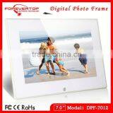 7-inch Chinese Sex Digital Photo Frame With 800 x 480 Pixels Resolution and MP3 Player