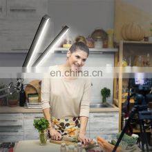 LED Double Head Desk Lamp Double Swing-arm Table Lamps for Monitor Studio Reading 180 Degree /135 Degree Adjustable With Arms thumbnail-3