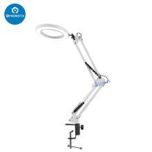 HD 30X LED Magnifying Light Magnifying Glass Metal Clip Holder