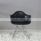 PP Plastic Stainless Steel Leg Coffee Shop DAR Restaurant Chair thumbnail-2