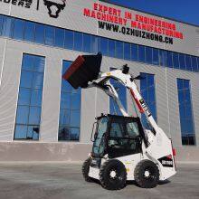 HUIZHONG 1t Skid Truck Loader HZM SK1000 Faster Quick Coupler Construction With Tier 3 Diesel Engine thumbnail-2