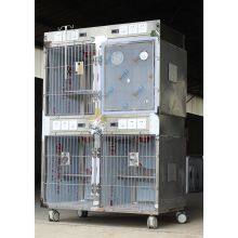 Pet Hospital Boarding Cage for Cats and Dogs, Made of Stainless Steel. thumbnail-4