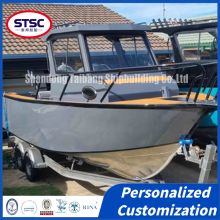 Rapid-Response China-Made Aluminum Fishing Boat With Sensitive Throttle Control thumbnail-1