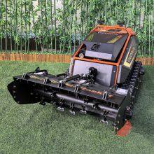 MTSK1000 Industrial Grade Cordless Remote Control Hammer Flail Mulcher 48V Dynamo Adjustable Cutting Height RC Tool Carrier thumbnail-1