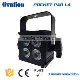 Mini Pocket Led Par Light RGBW 4IN1 Wash Aluminium Housing 15W