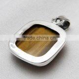 Fantasy Tiger Eye Pendant, Gemstone Silver Jewellery, Fine Silver Jewellery thumbnail-2