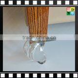 Luxury Acrylic and Wood Chair Base With Coffee Color Sofa for Hotel and Office thumbnail-4