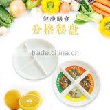 Custom Print Melamine Compartment Plate Divided Melamine Plate