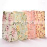 New Flower printing paper bags Gift Bags Party Lolly Favour Wedding Packaging Wholesale