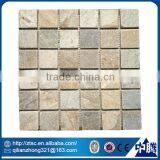 china gold color stone mosaic tile