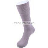 High Quality Pure Cotton Blank Color Dress Crew Socks Men thumbnail-2