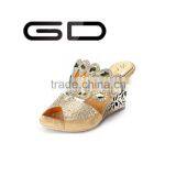 GD Mature Women High Heel Shoes Slipper Out Side Shoes Fashion Foot Wear thumbnail-3