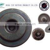 19mm Two Circles Round Rim Cloth Covered Button