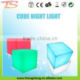 Led Change Color Plastic Cube Light thumbnail-2
