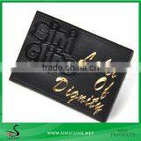 Sinicline Custom Made Debossed Leather Label for Jeans in Different Color thumbnail-3