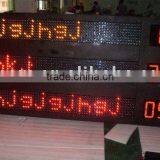 P10 single color outdoor led signage on bus stop