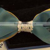 Kids Hair Ribbon Bows Customized Lace Material Ribbon Hair Bow For Girls thumbnail-3