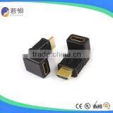 HDMI A Female to HDMI A Male Adaptor,Angle Type HDMI Connector thumbnail-1