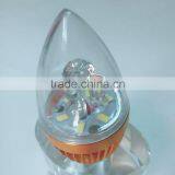 && Acrylic Candle Light Bulbs, Diamond 4W 220V E14 Bass ,high Light (5W /3W) thumbnail-2