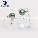 Tahitian Black Pearl Elegant Female Good Pearl Ring Designs thumbnail-2