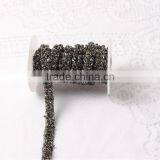 Hot Fix Metal Beaded Trim for Garment,textile,bag,shoes Decoration Accessories