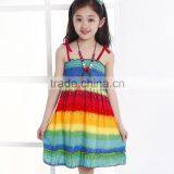 Girls Party Dresses Kids Hot Summer Modal Beach Strap Dress /girl Beach Party Dresses thumbnail-4