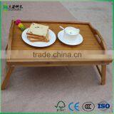 Bamboo Folding Breakfast Tray Bed Serving Tray thumbnail-4