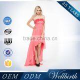 Wholesale China Factory Simple Pink Beach Wedding Dresses In Guangzhou thumbnail-1