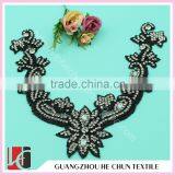 HC-0155-1 New Collrction Crystal Embellishments Rhinestone Applique For Bridal Trimming thumbnail-1