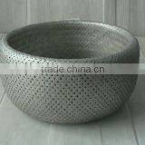 Handcrafted Bamboo Double Wall Basket, Bamboo Basket Weaving 2014 Vietnam Bamboo Basket, Nice Basket