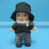Plastic Kewpie Doll With Black Suit thumbnail-1