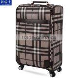 Factory Wholesale PVC Shell 360 Degree Spinner Wheels Soft Trolley Luggage thumbnail-4