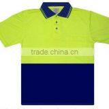 Short Sleeve hi Vis Fluoresent Yellow Shirt thumbnail-1
