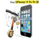 High Quality 0.3 mm 2.5D 9H Tempered Glass Screen Protector for IPhone 5 5S 5C SE