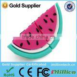 Watermelon Shape Novelty Cheap Wholesale 2.0 Usb Flash Drive/customized PVC Usb, Food USB ,