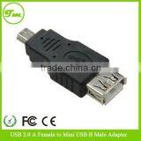 USB 2.0 A Female to Mini USB B Male Adapter