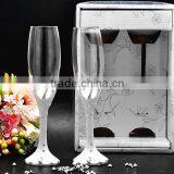 High Fashion Romantic Wedding Glass High-grade Glass Goblet Champagne Wine Cup thumbnail-1