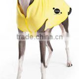 Best selling custom logo fleece dog jacket sunflower yellow clothes pets product22