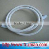 Toilet PVC Hose,White PVC Shower Hose,Flexible White Shower Hose