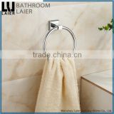 Simple Understated Design Zinc Alloy Chrome Finishing Bathroom Accessories Wall Mounted Towel Ring
