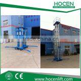 Aerial Working Lifting Table Hydraulic Electric Portable Double Mast Indoor Maintenance Lifting Platform Price