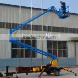 Factory Trailer Mounted Towable Spider Boom Lift/arm Lift/sky Lift Table With Diesel Engine thumbnail-1