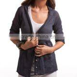 15SHT3123 Linen Sweater Hoody
